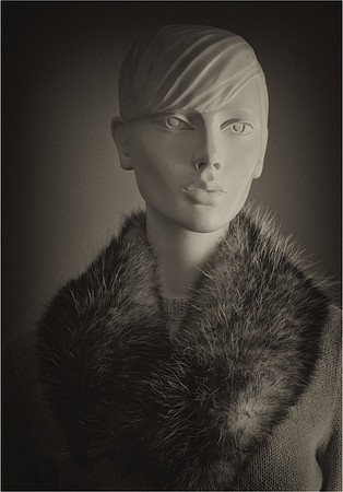 "DRAPED IN FUR"