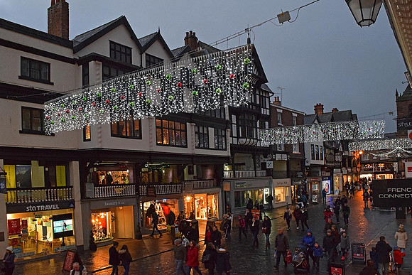 "Busy Chester at Christmas"