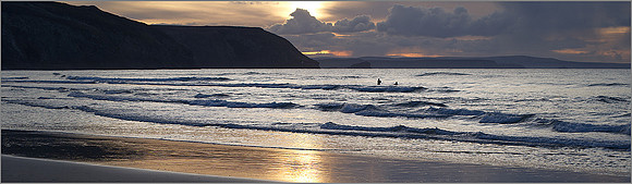 "WATERY SUNSET"