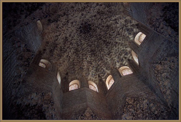 "22nd March 2003 - Alhambra Palace, Stalactite Dome in the Sa"