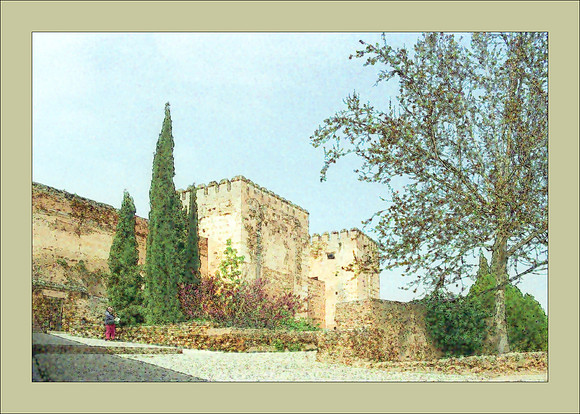 "22nd March 2003 - The Alhambra Palace, The Cad Towers"